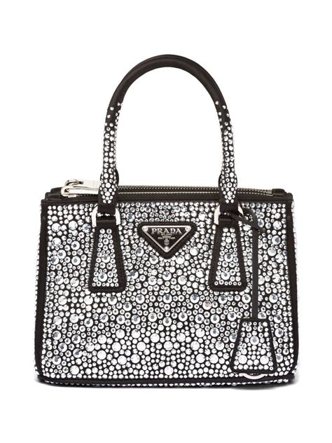 prada crystal borsa|prada metal satin bag.